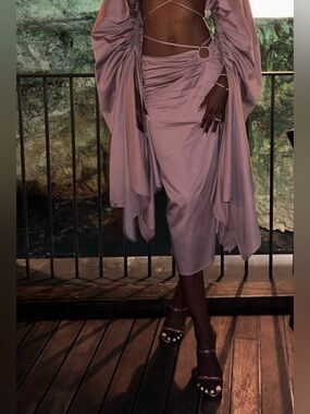 Cult Gaia Nell Skirt in Elderberry, xs